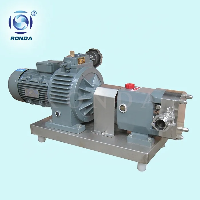D-3A Stainless Steel Food Grade Sanitary Lobe pump For High Viscosity Molasses Tomato Sauce