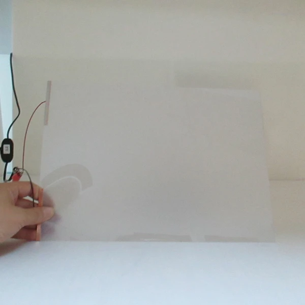 Electronic privacy smart tinting window pdlc decorative switchable window tinting foil