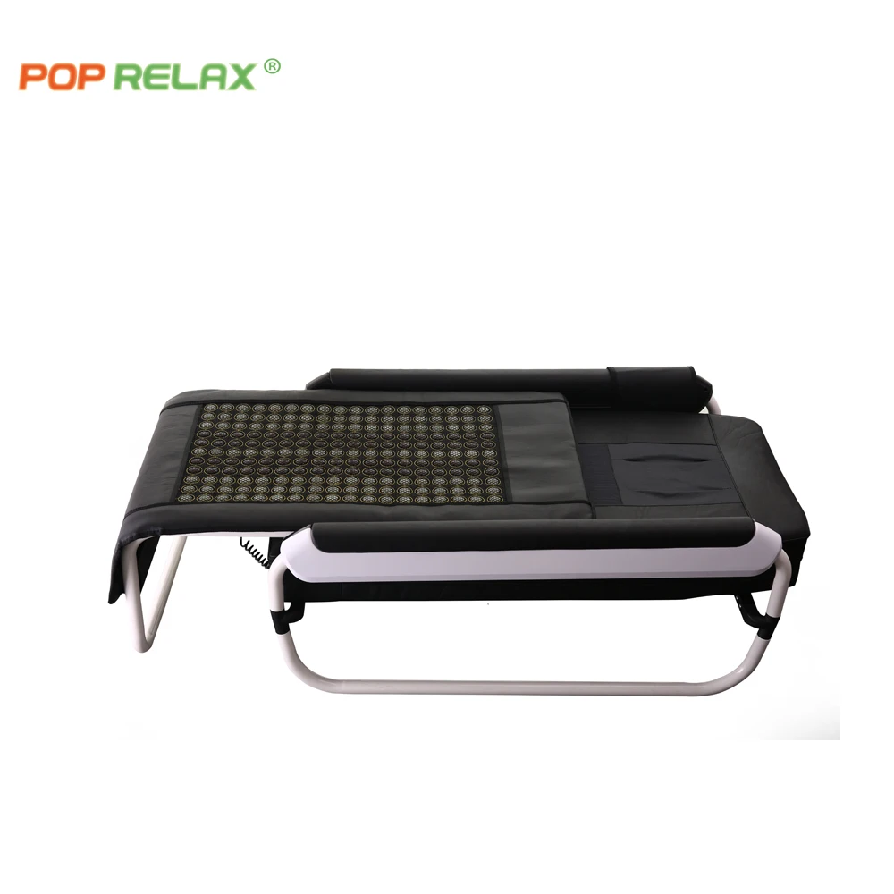 Chinese manufacturer Pop relax thermal jade roller  massage bed  master V3 far infrared massage table mattress mat