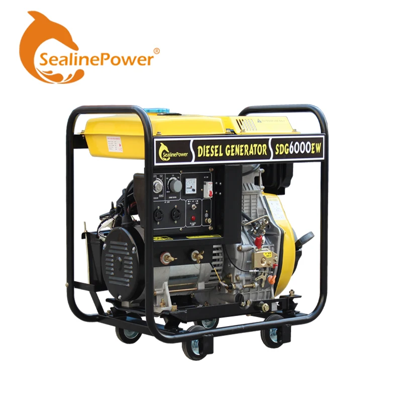 Factory Price Open Type 4.6kw Diesel Engine Welding Generator
