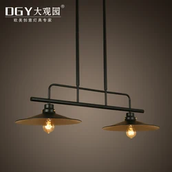 2 3 Lights vintage industrial traditional kitchen dining room iron hanging lighting pendant lamp