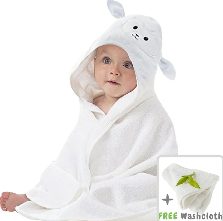 
2019 bamboo soft oem hooded baby towel 