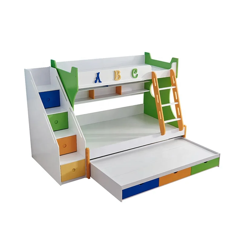 805 # новая модель деревянной мебели для спальни, детская двухъярусная кровать из Гуандуна