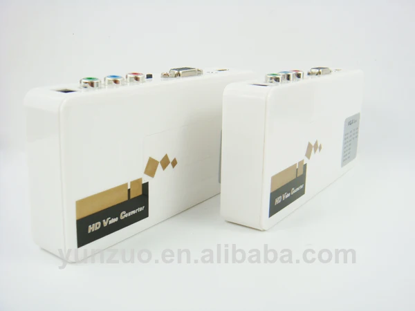 видео +vga ypbpr для hdmi конвертер для hdtv