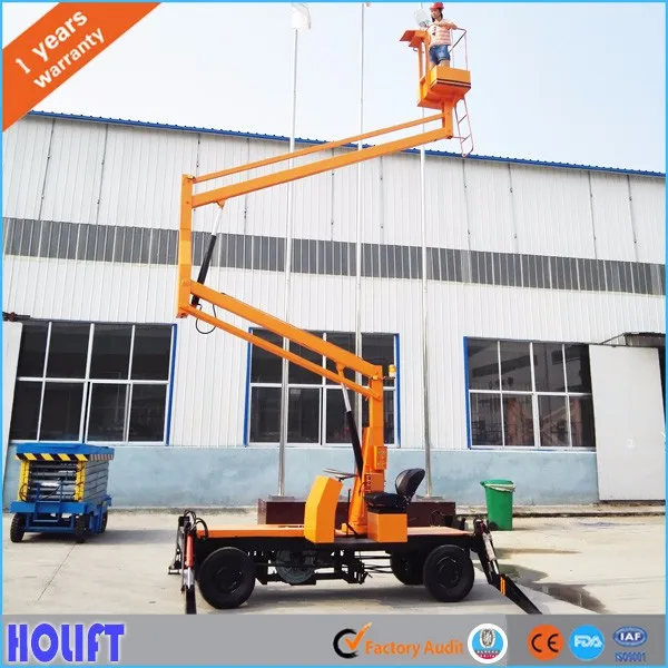 2017 10% discount widely used self-propelled telescopic truck mounted articulating boom lift