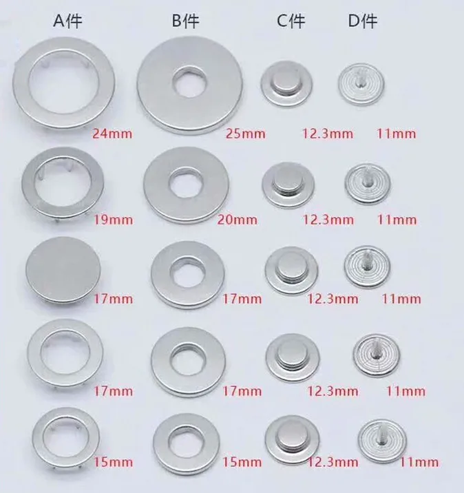 
metal snap button new design prong snap button press metal snap button 