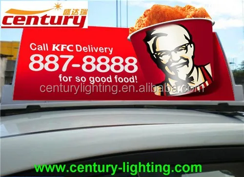 wholesale china factory price magnetic car top sign