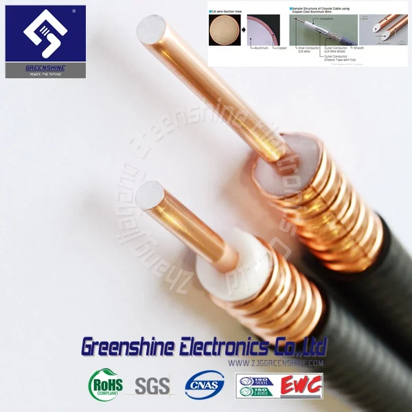Copper Clad Aluminum CCA wire alloy wire for feeder cable coaxial cable