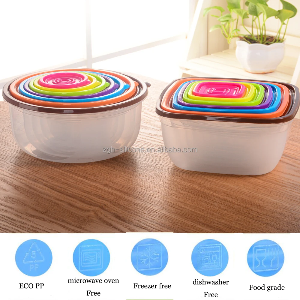 Reusable Eco-friendly Silicone Food Storage Container Custom Vacuum Seal Container