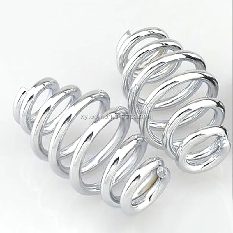 Metal Motorcycle Cushion Saddle Seat Springs Set Steel Chrome Shock Absorption