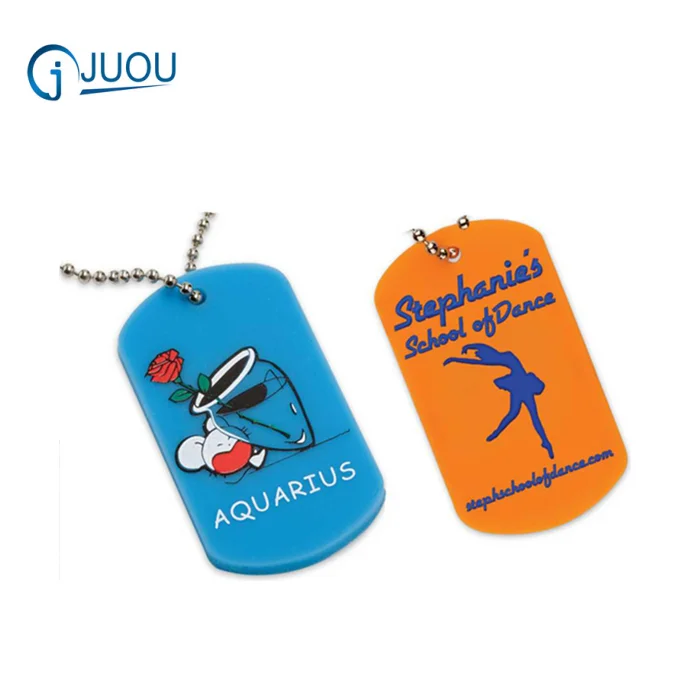 
High Quality Customized Printed PVC/Silicone Keychain Tag 