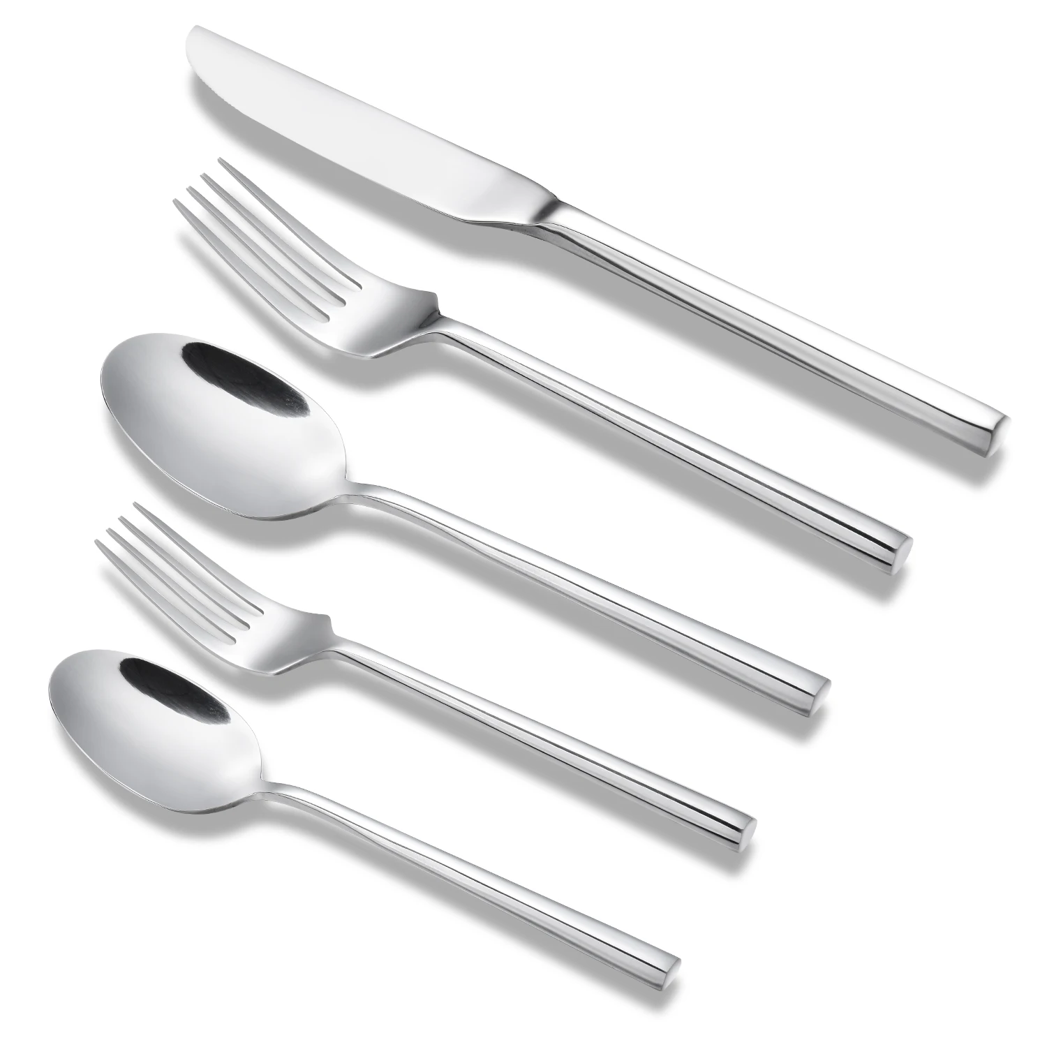DEACORY 1810 stainless steel antique silver flatware sets for wedding