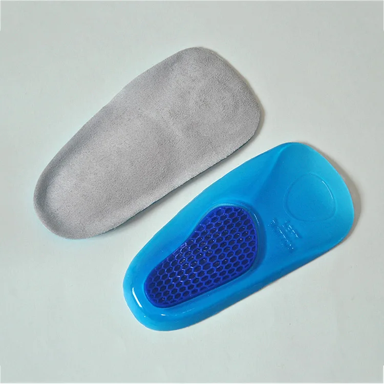 3/4 длина массируя гель пятки половины стельки с мед гребень подушки