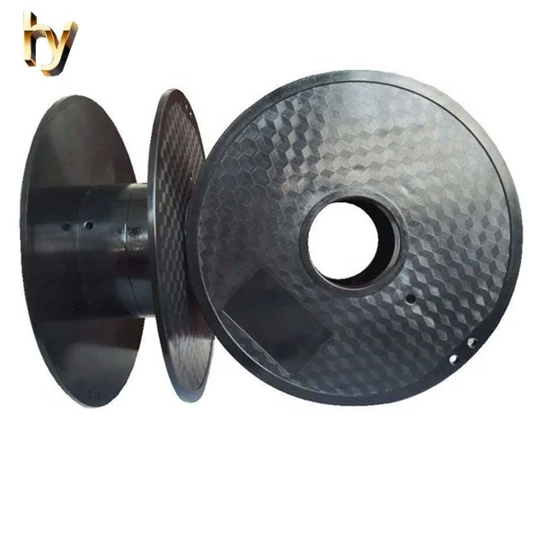 sample free black transparent empty plastic spool 1kg for 3d printer filament
