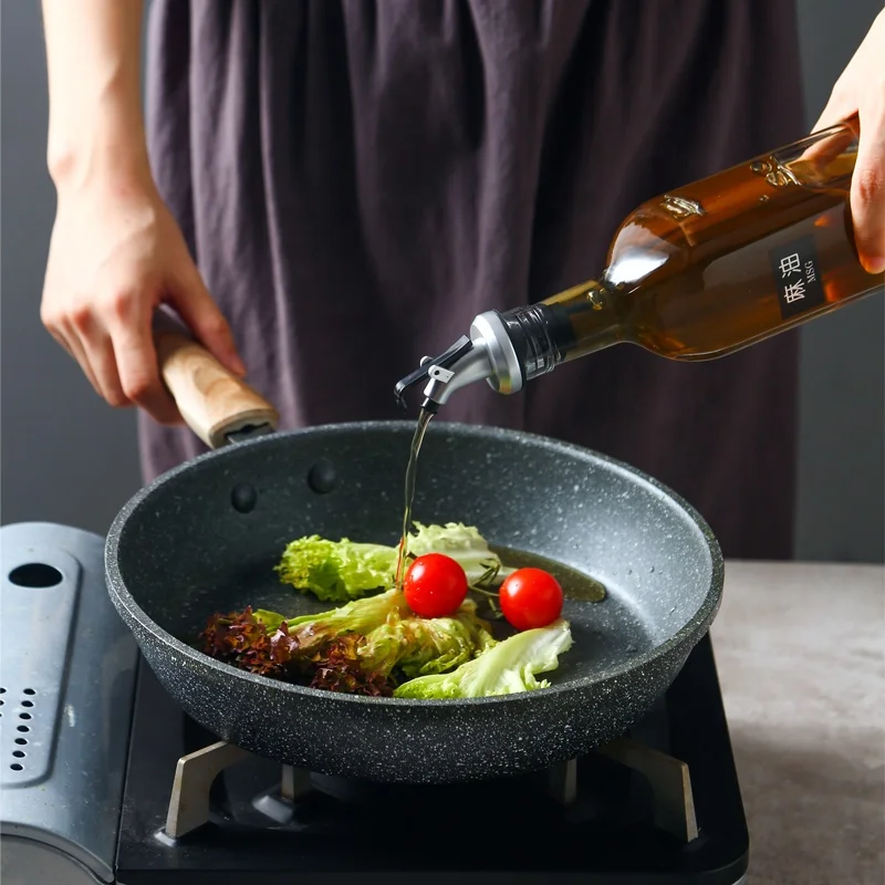 Kitchen olive glass bottles vinegar bottle 500ml oil container for cooking