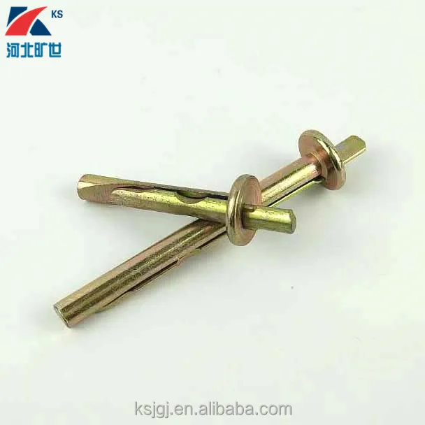 Yellow Zinc Plated Ceiling Anchor
