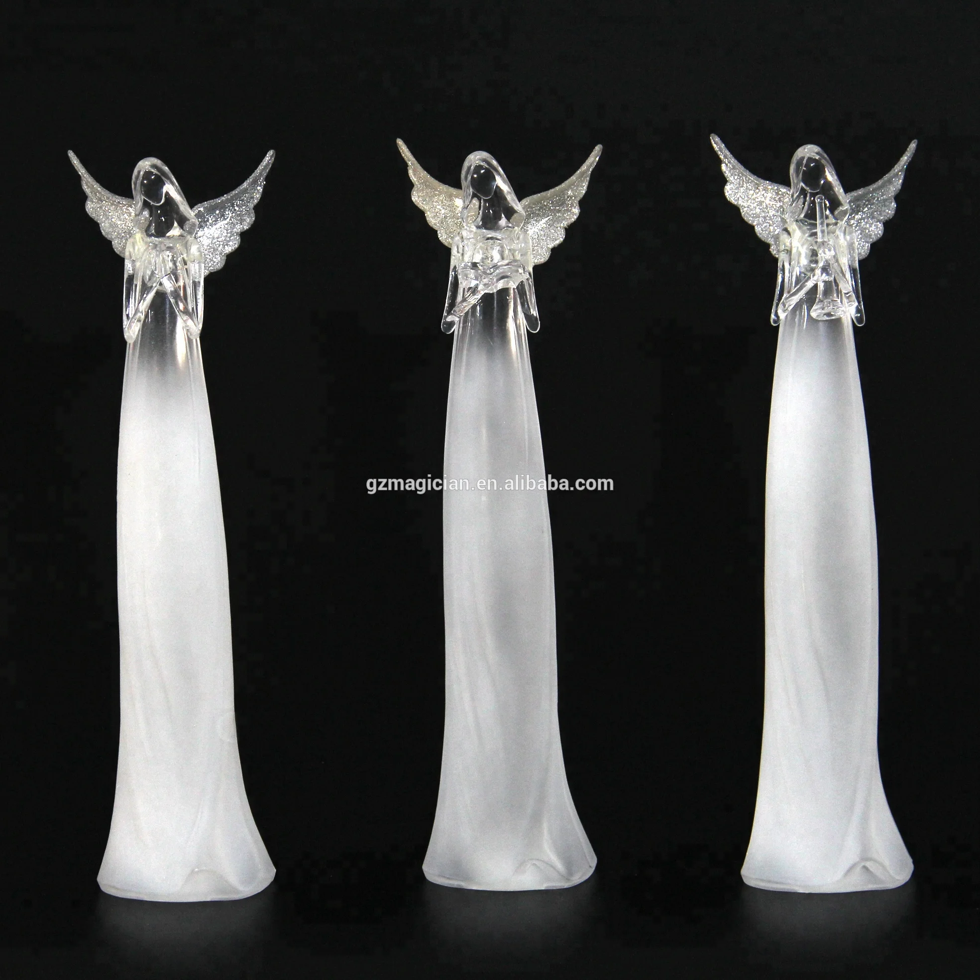 
battery operated sexy fairy and angel statue with led lights angels figures for home decorations 