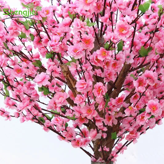 6.5 feet wedding table centerpiece tree artificial peach blossom tree