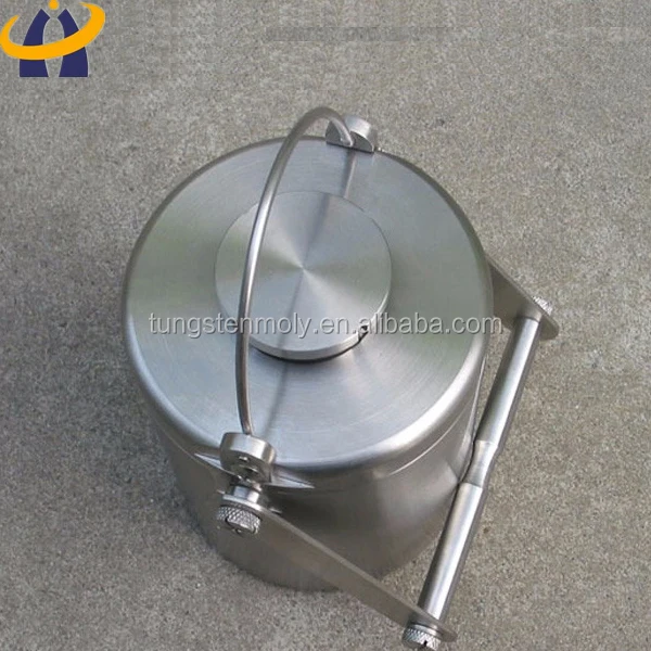 Tungsten alloy isotope shipping containers