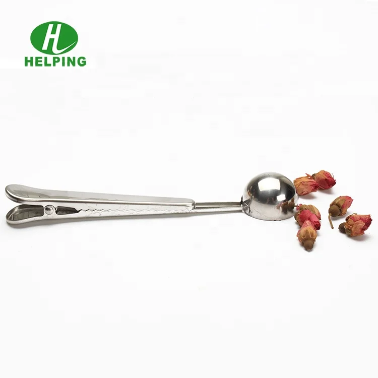 Coffee Tools Stainless Steel Crocodile Clip Coffee Spoon for Hotel Tea Shop