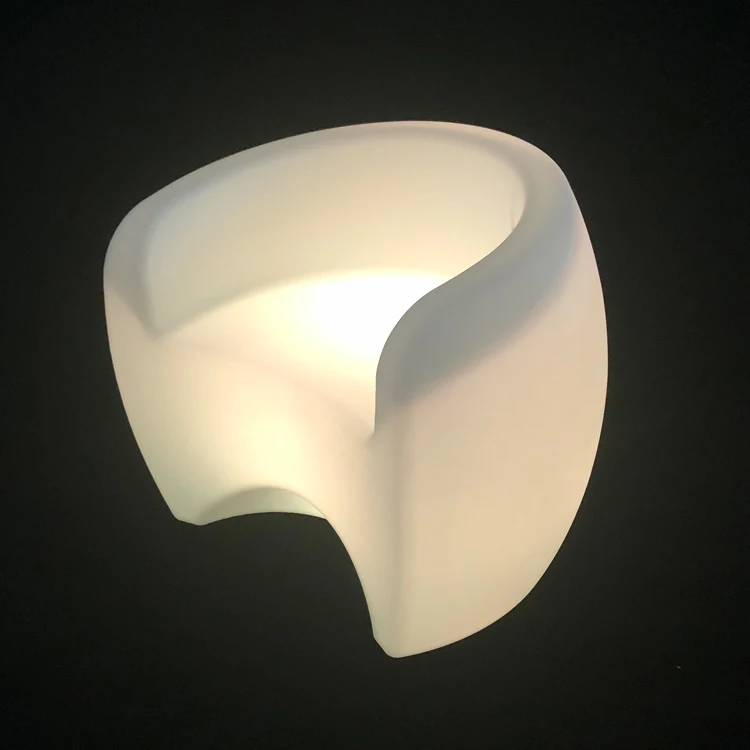 Уличные стулья для сада, кафе, бара, вечеринки, свадьбы со светодиодной подсветкой