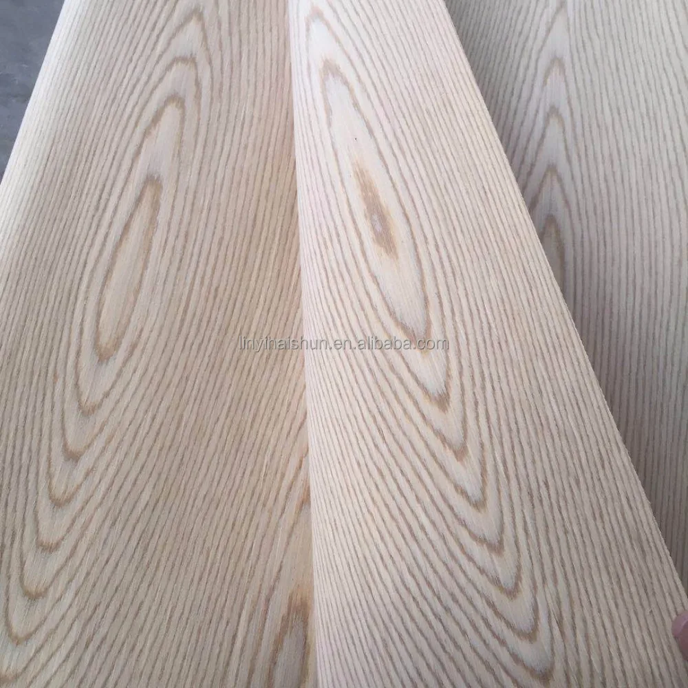 Sliced cut engineered ash wood veneer / recon ash wood veneer sheet