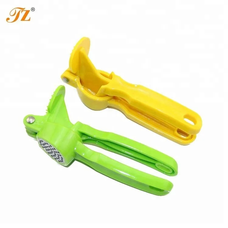 New Design Colorful Plastic Garlic Press for Kitchen Supplies
