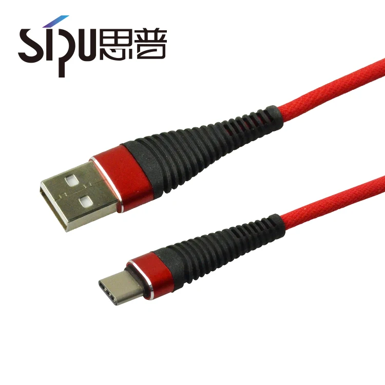 SIPU готовый к отправке высокопрочный Micro USB Type C Дата-кабель для зарядного устройства