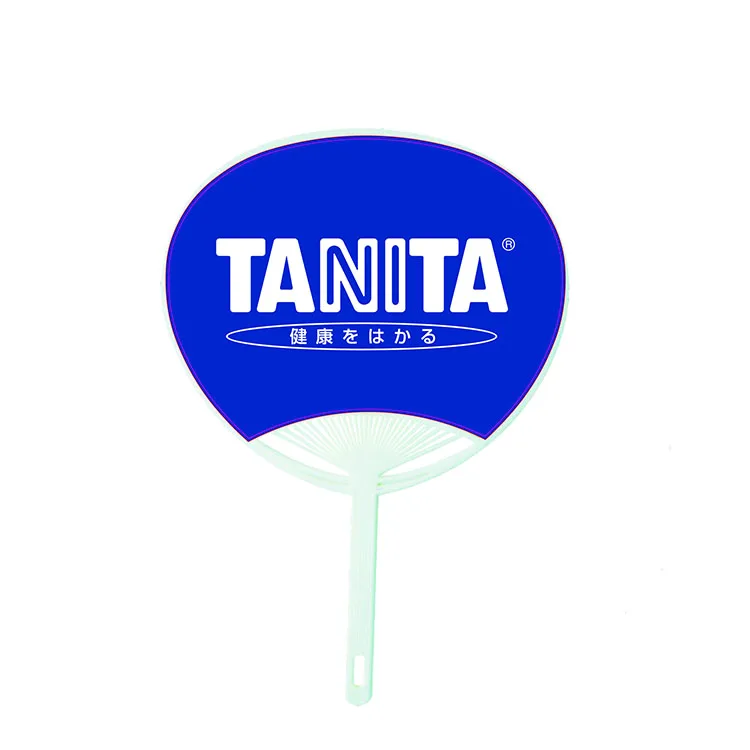 
Election promotional items, election PP fans, round hand fan with long handle 