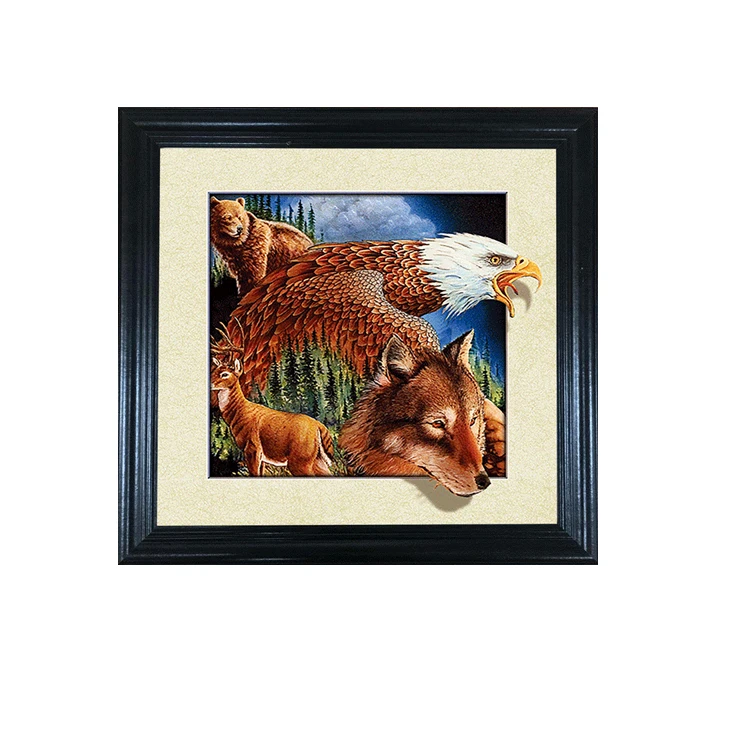 home decorative unique 3d art painting new design photo magic deep 3d lenticular