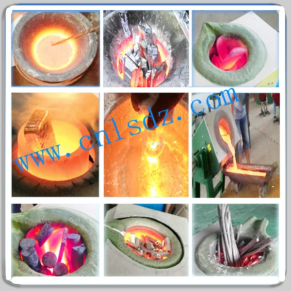 small scrap metal melting furnace 20KG / 50KG / 100KG