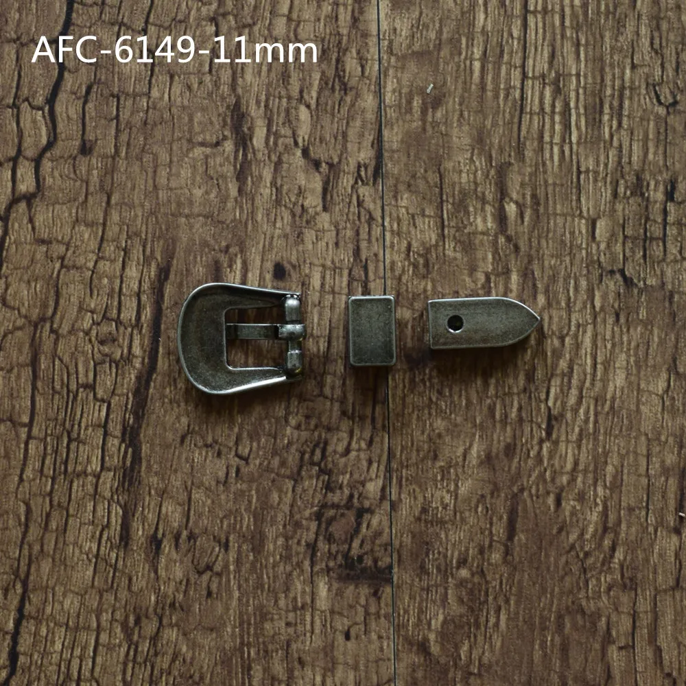 metal buckle three pieces western belt buckle set