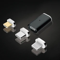 High Quality Type C 3 In 1 Usb Cable Multiple Magnetic Usb Charging Cable Adapter Connector 8 Pin/Type C/Micro Usb Cable