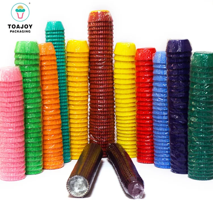 Grease-proof pastry paper cake liner pure color small cupcake liners for baking
