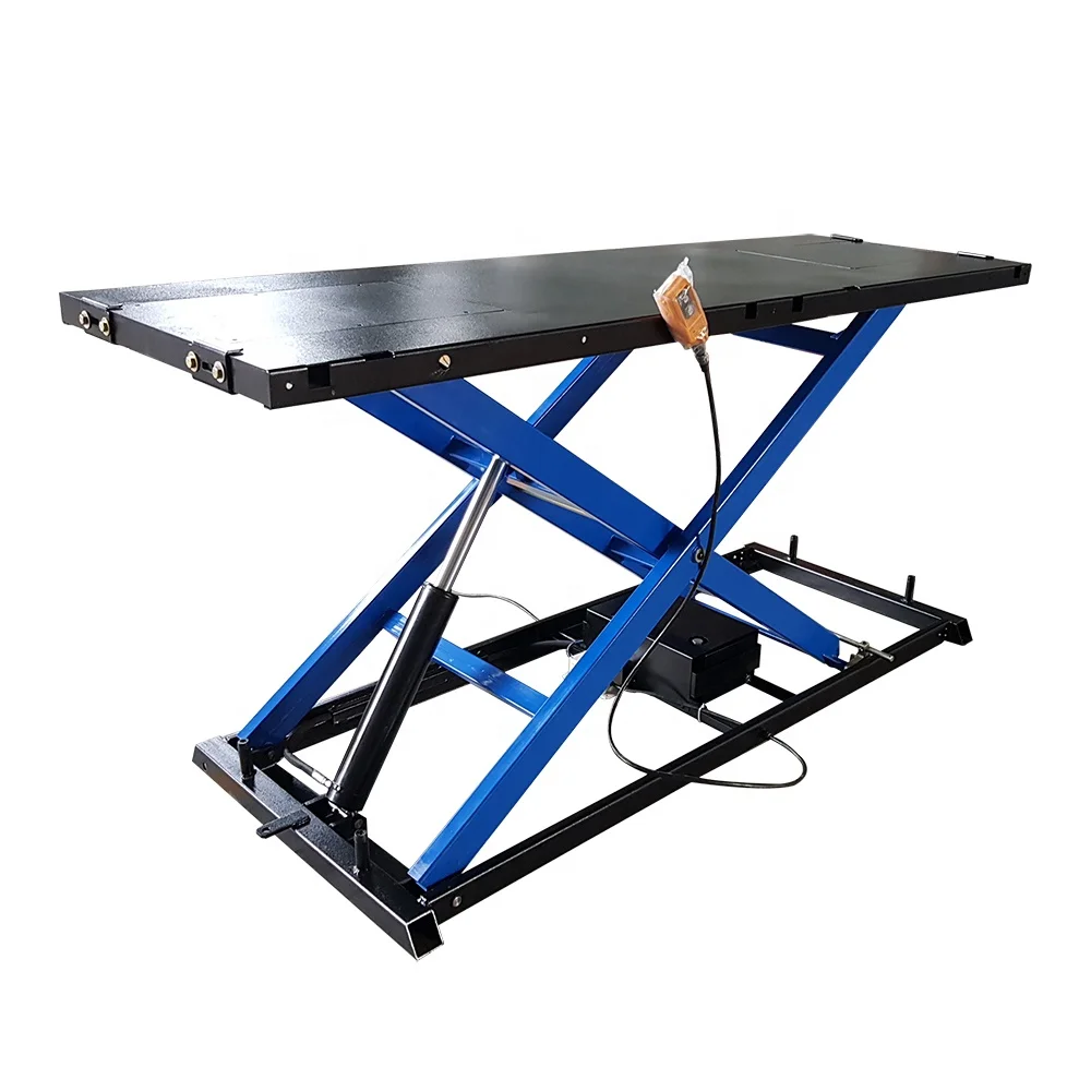 Motor electric scissor table maintenance portable Motorbike Stand Hoist Lifter