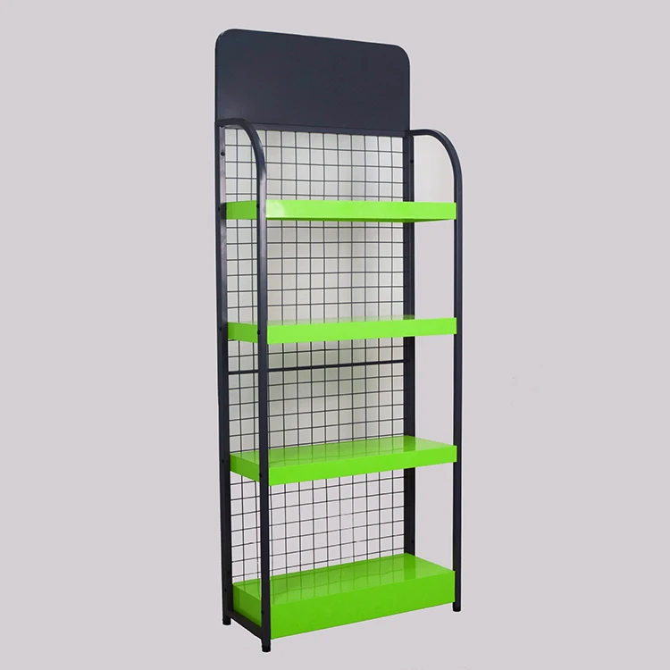 4-этажная металлическая подставка авто смазочного масла/моторного масла дисплей стенд