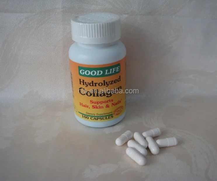 Анти-старения, гидролизованный коллаген капсулы