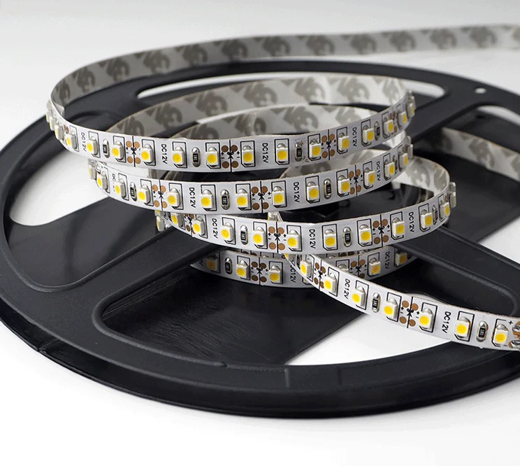2022 Led Strip Lights SMD 3528 16.4 Ft (5M) 300leds 60leds/m White Flexible Tape Lights for Boats Bathroom Mirror