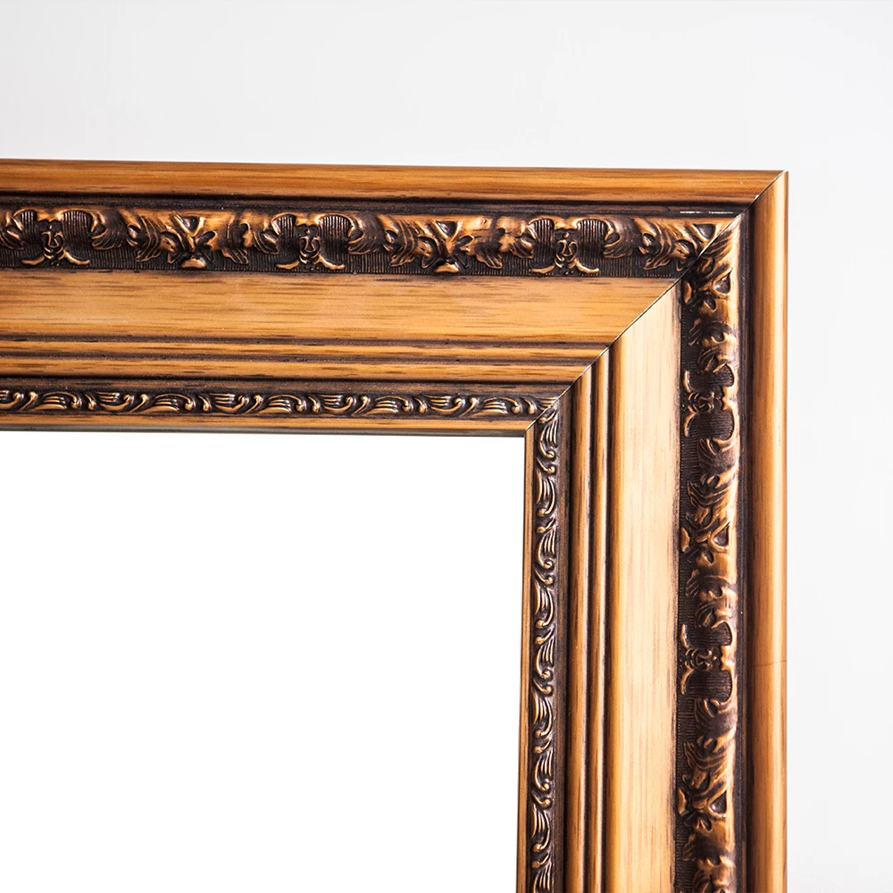 Retro stylish cosmetic wall long bedroom mirrors fitting room free standing mirror