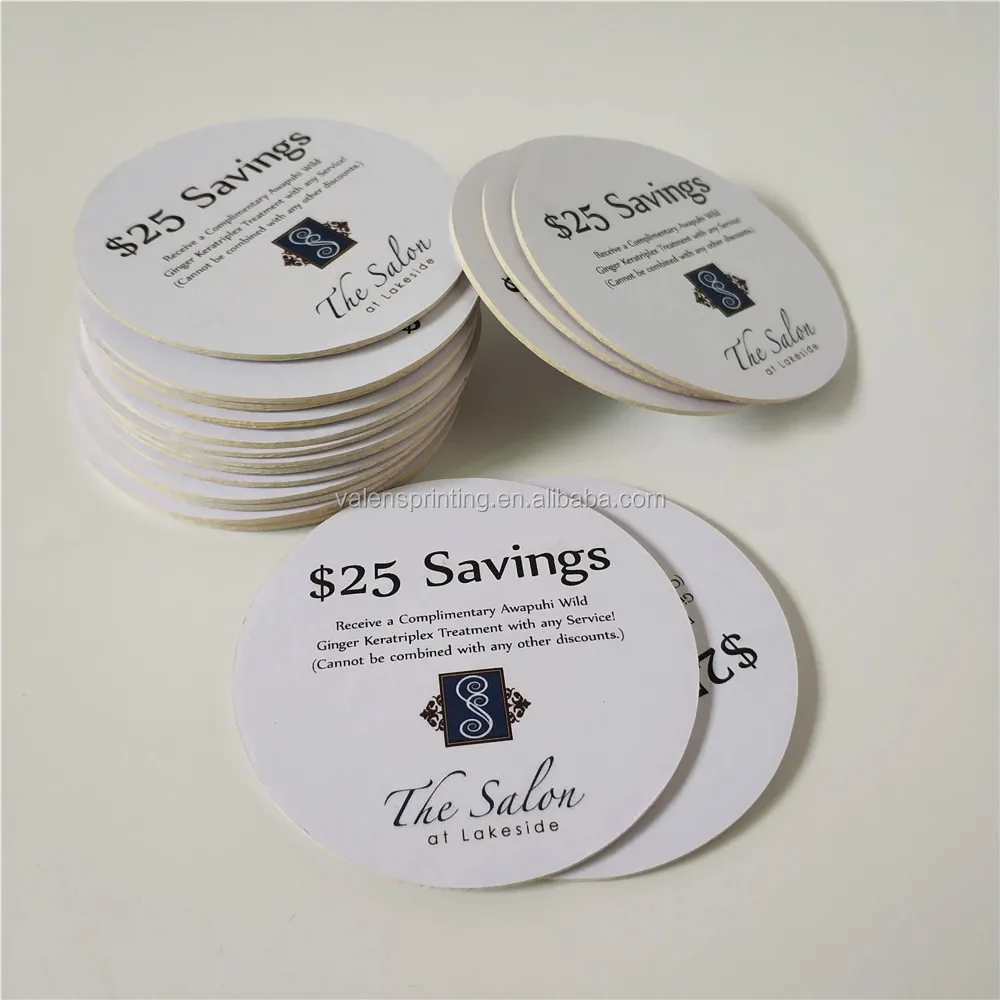 2mm Absorbent Paper Coaster