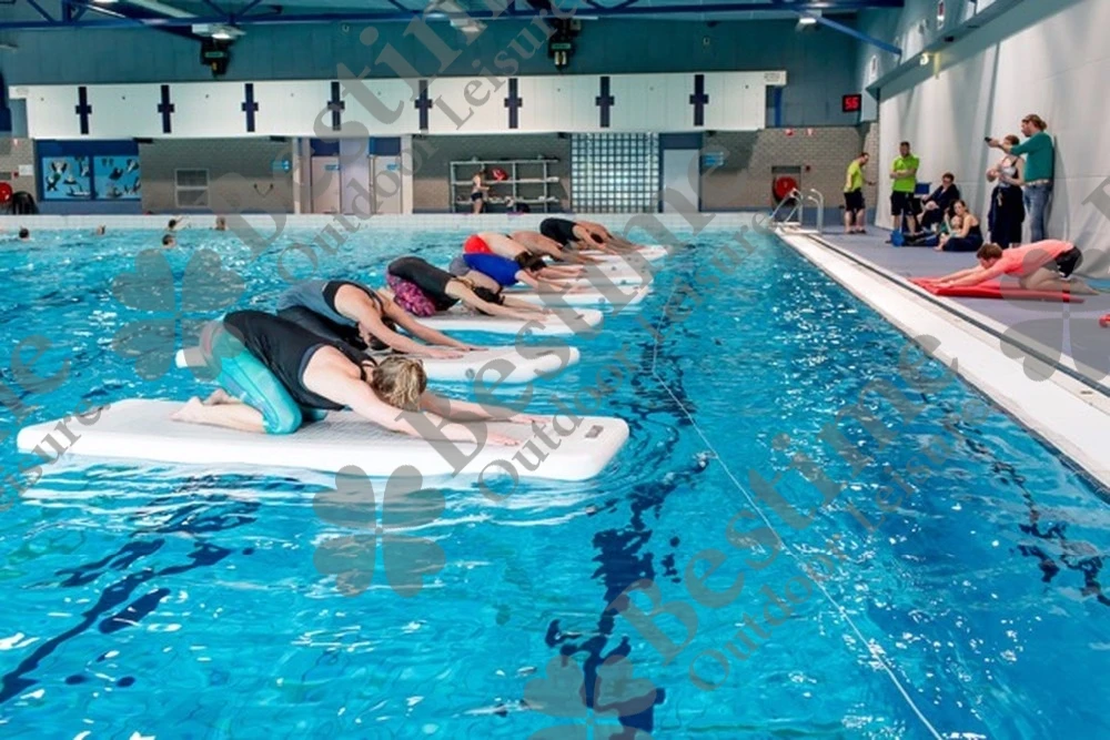 Wholesale Inflatable Yoga Mat AQUA Water Floating Yoga Mats