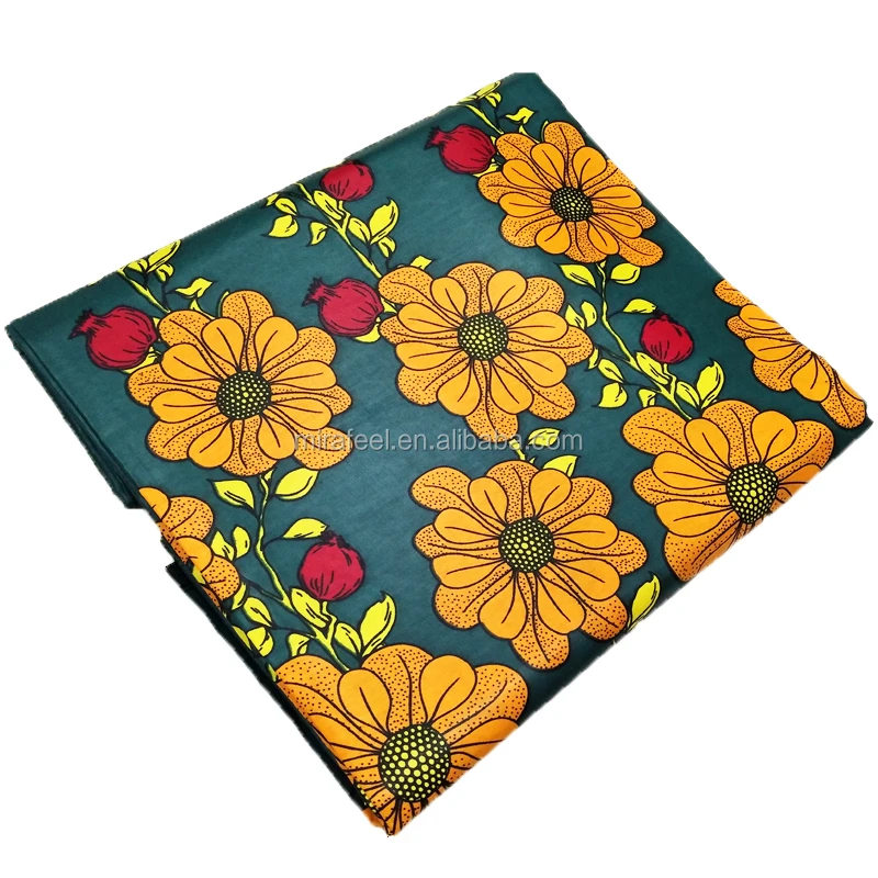 Latest designs factory price african printed veritable real wax fabric F713