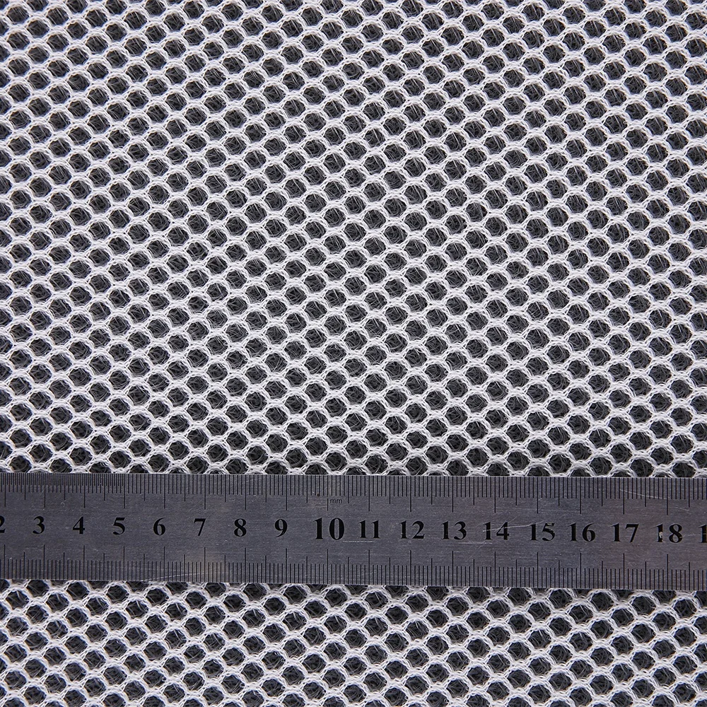 
OEM one side close 10mm thickness flame retardant 3d polyester air spacer mesh fabric for automotive seat ventilation system 