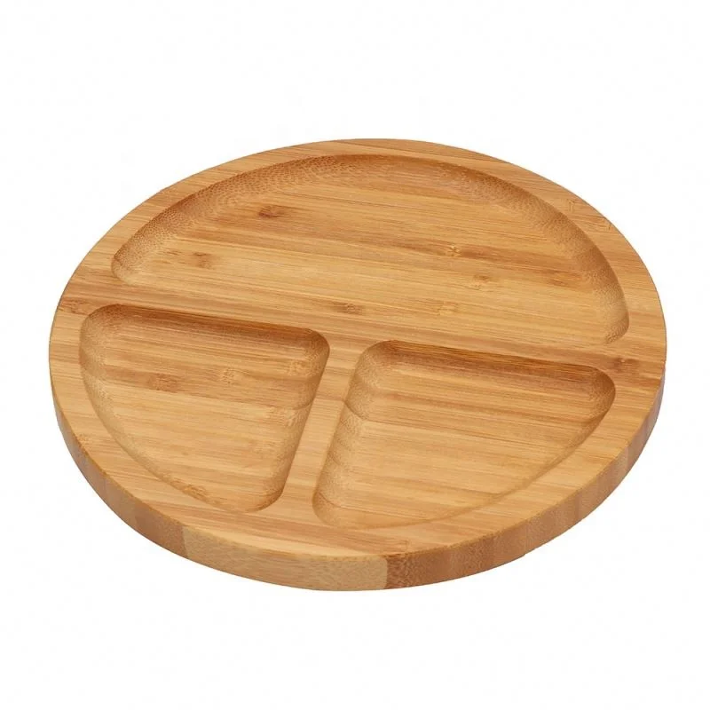 
Bamboo kids dishes baby dinnerware plate unbreakable tableware wooden food plates 