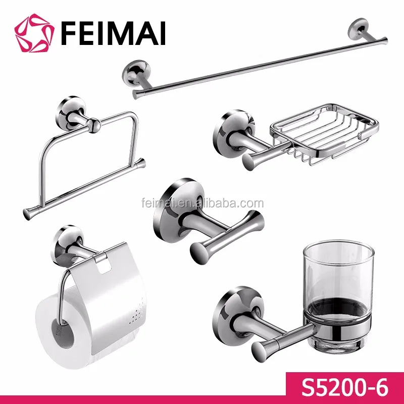 
Brass Bathroom Accessories Set Fitting Sanitary Ware Hardware Sets 