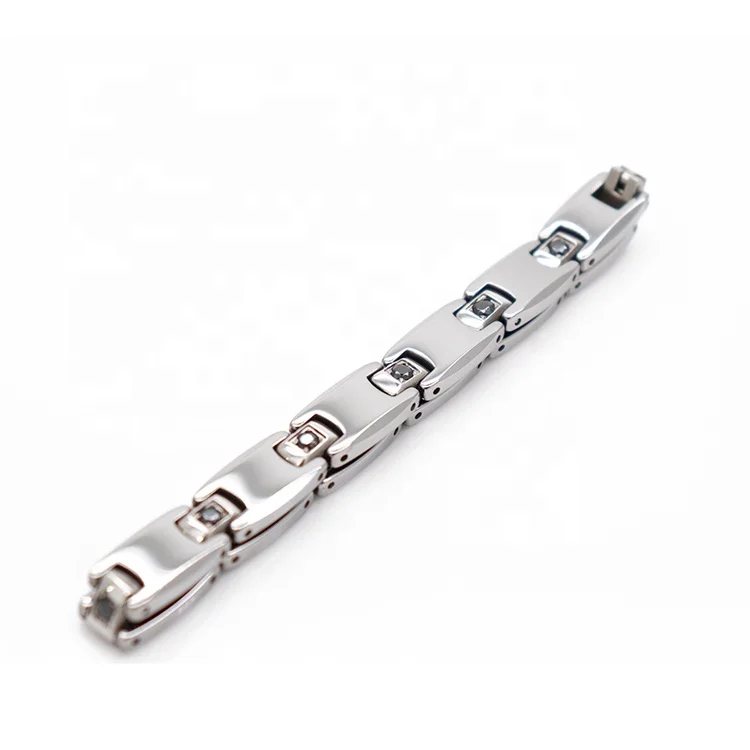 Classical design tungsten couple bracelet,magnetic tungsten bracelet