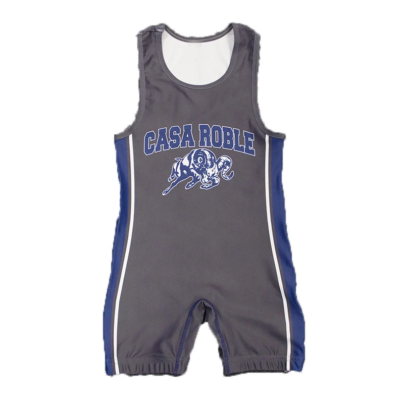 
Cut price custom sports wear wrestling singlets 5xl jersey for adults 