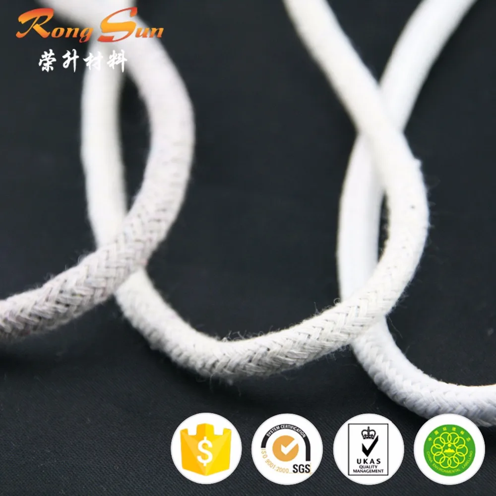 5mm Natural Cotton Soft Crocheting Piping macrame Cord