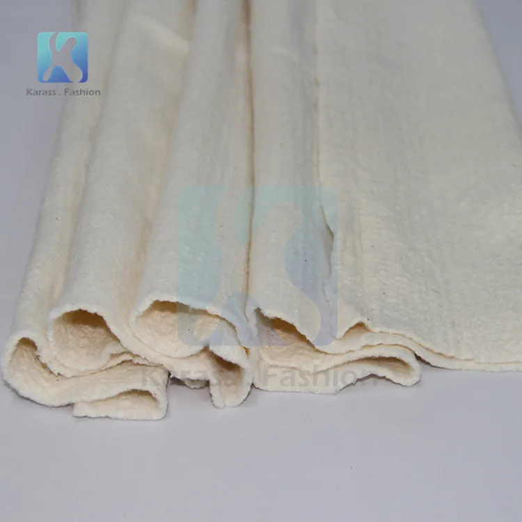 Natural material soft and comfort warm white color cotton wadding