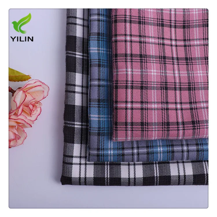 100% хлопчатобумажная пряжа окрашенная тканая саржа мужская рубашка